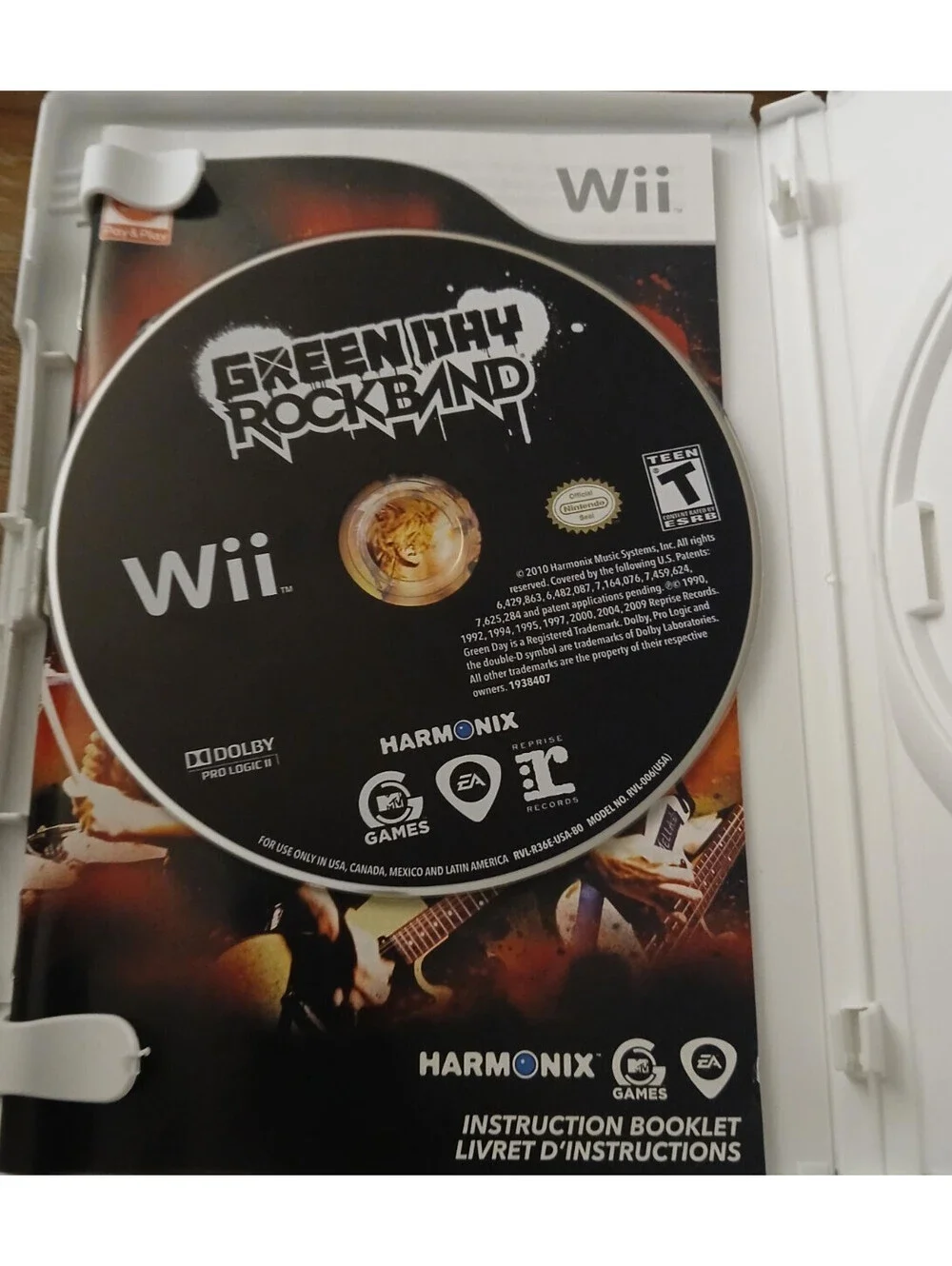 Green Day: Rock Band (Nintendo Wii, 2010)